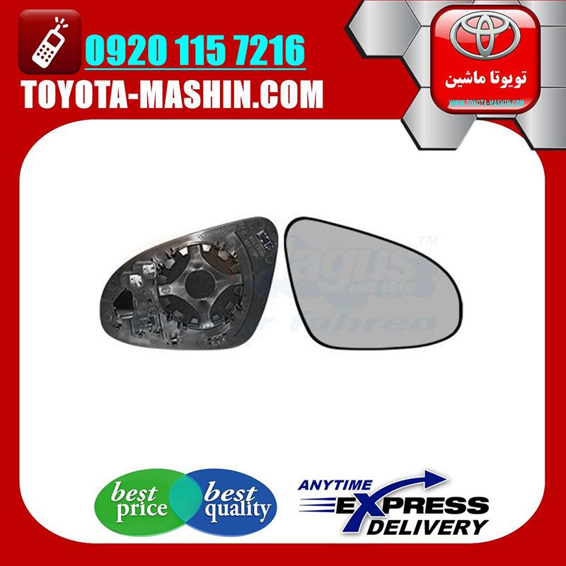 COROLLA 2016 OEM=87931-0F120-2 شیشه آینه اصلی تویوتا کرولا 2016-2017 برند شرکتی تویوتا جنیون در فروشگاه تویوتا ماشین مرکز فروش قطعات یدکی تویوتا و لکسوس با تضمین اصالت کالا و بهترین قیمت و ارسال سریع