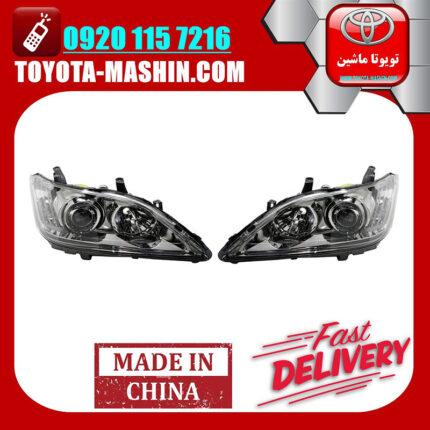 چراغ جلو لکسوس ES350 مدل 2008-2011 برند تجاری ساخت چین در فروشگاه تویوتا ماشین